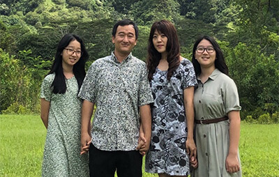 Dr. Wee and his family