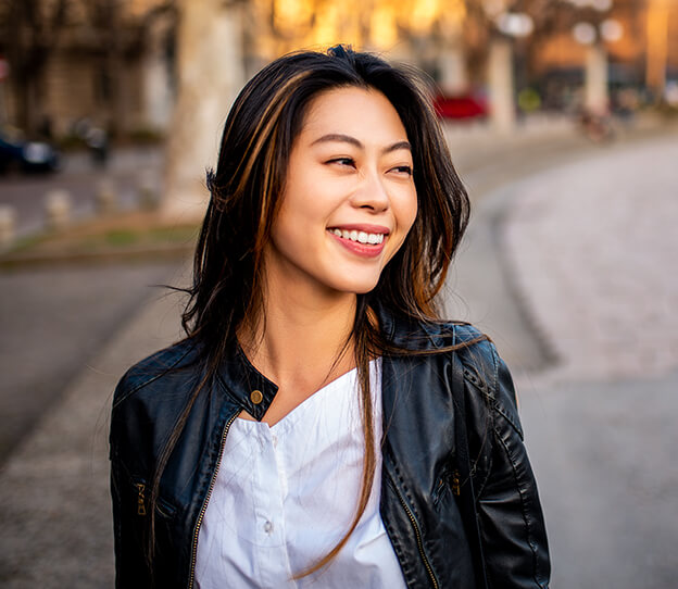 smiling woman