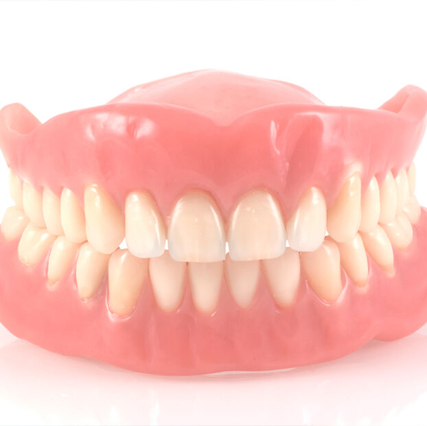 a set of dentures